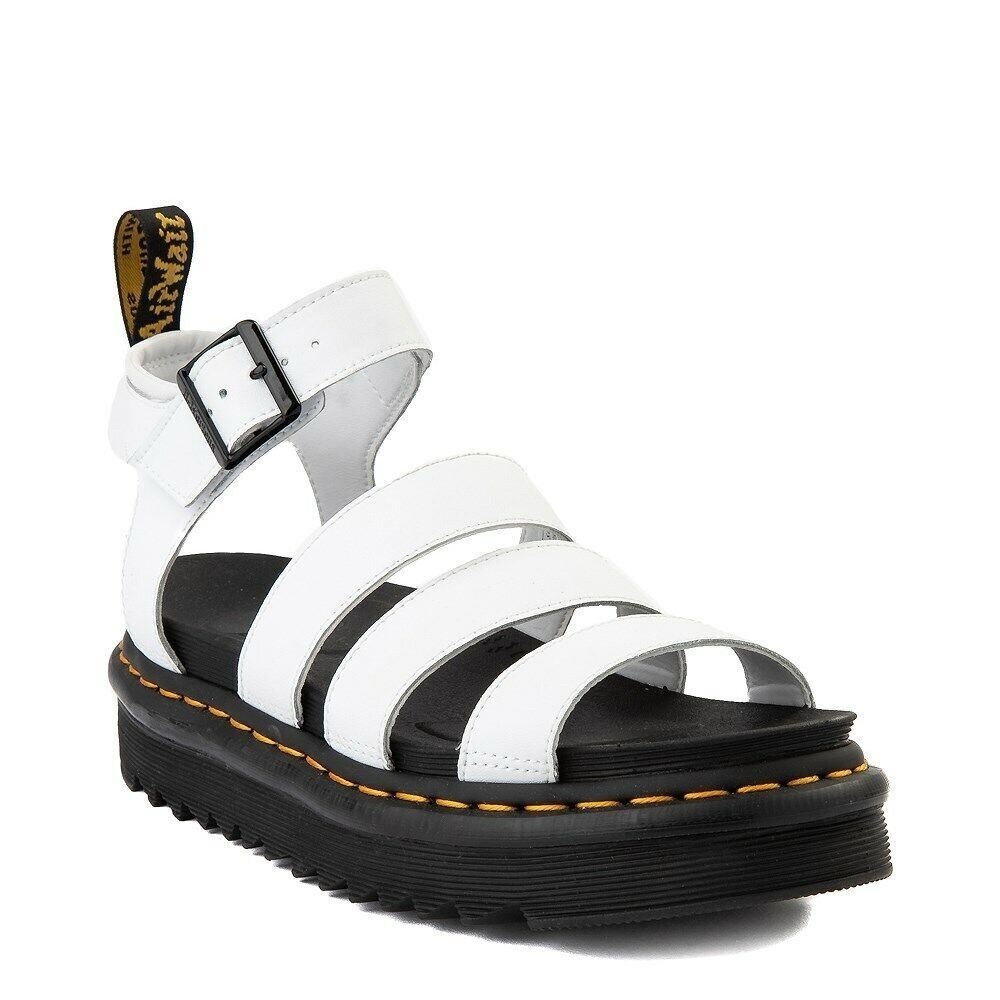 Womens Dr. Martens Blaire Sandal White Straps